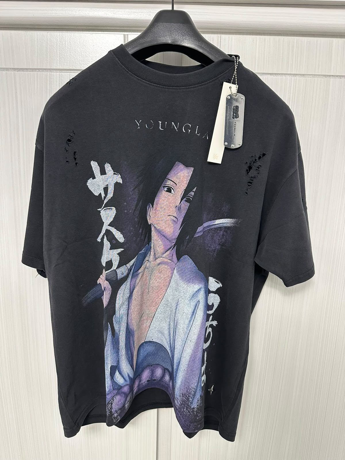 PLAYERA DROP NARUTO-SASUKE