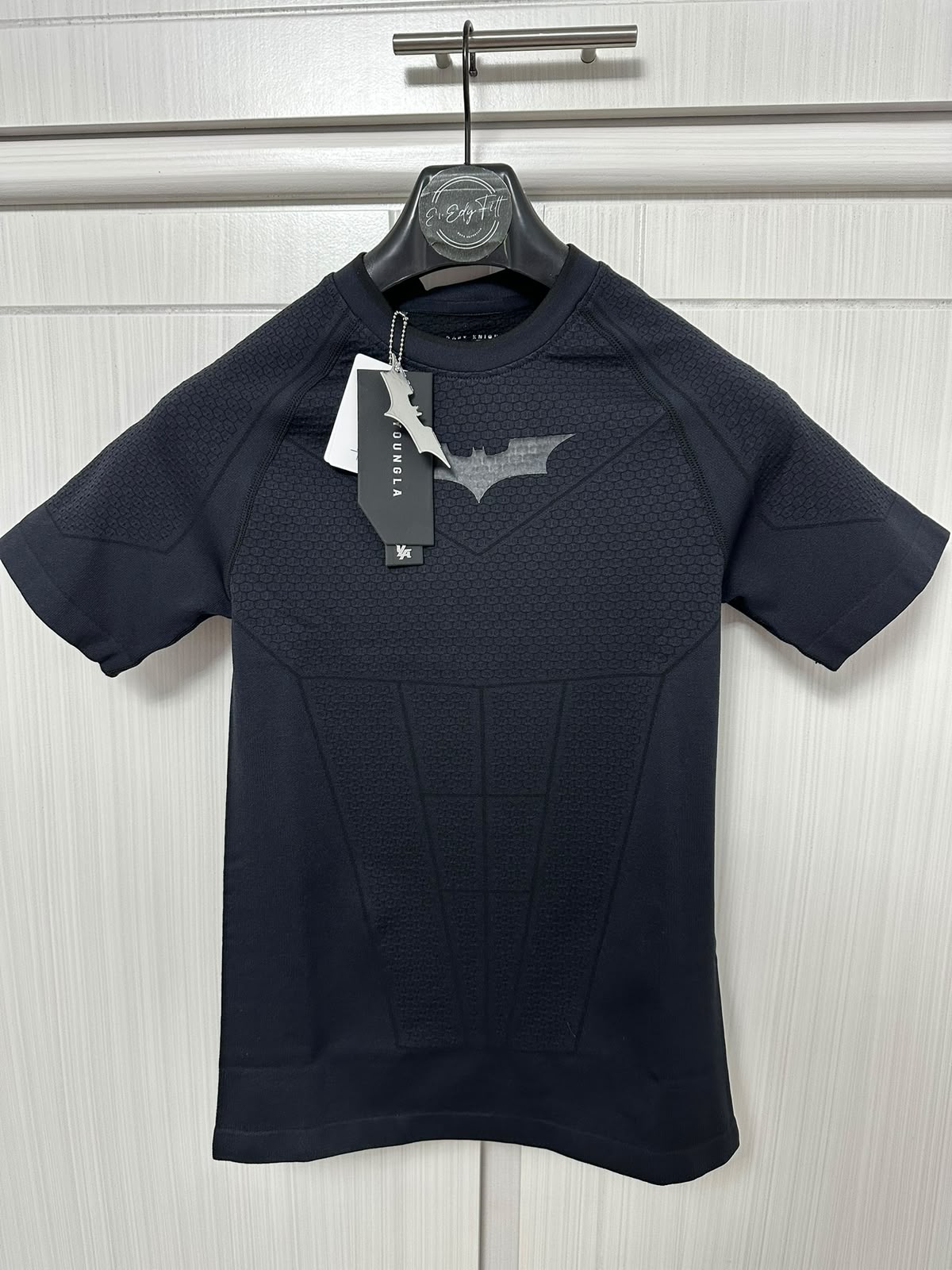 BATMAN COMPRESSION TEE  ALL BLACK