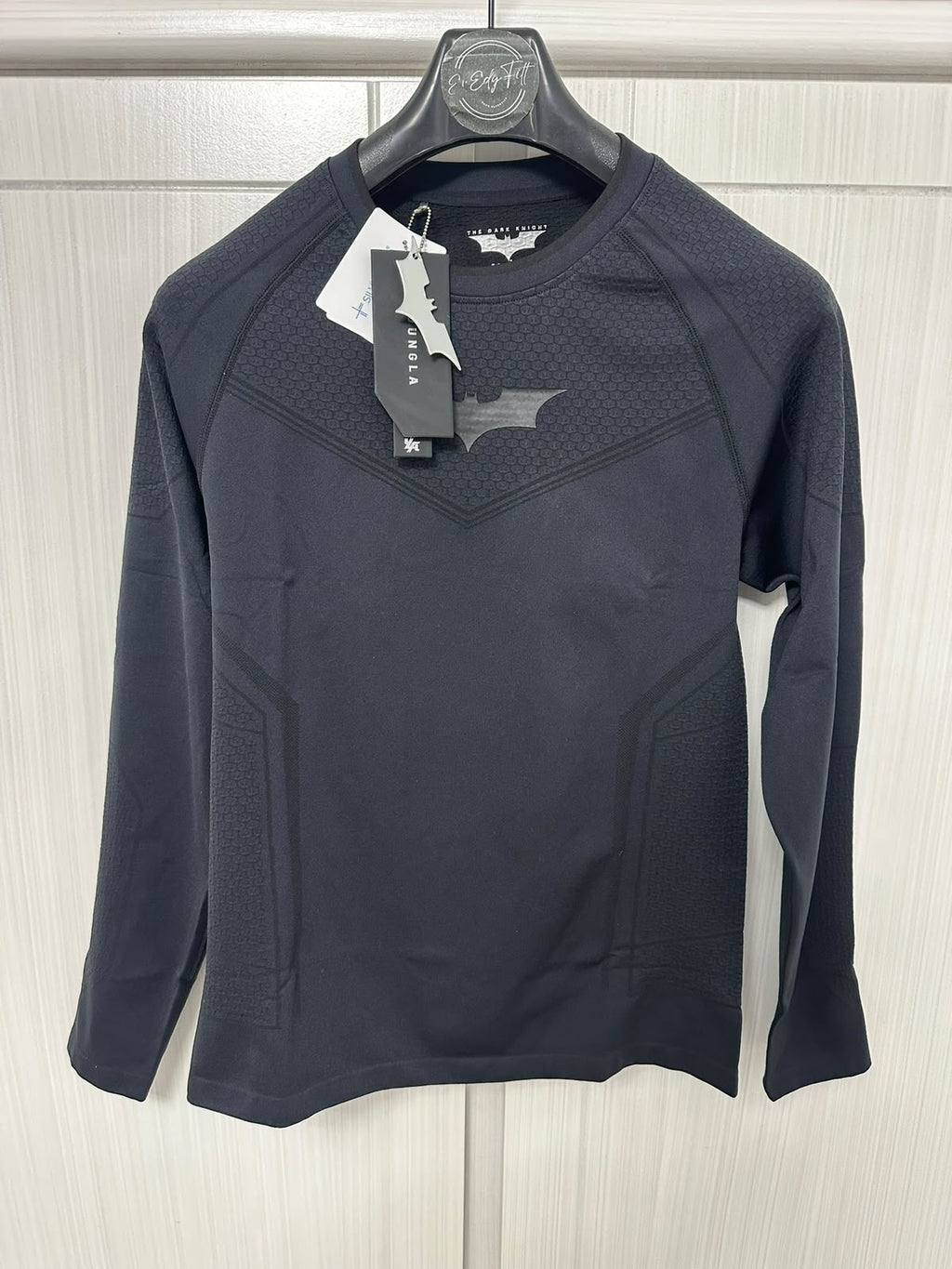 BATMAN LONGSLEEVE COMPRESSION ALL BLACK