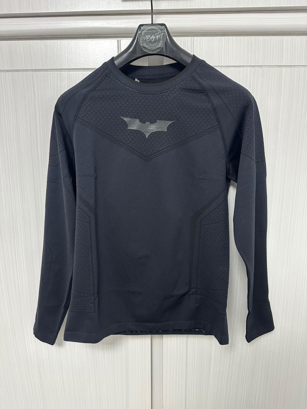 BATMAN LONGSLEEVE COMPRESSION ALL BLACK