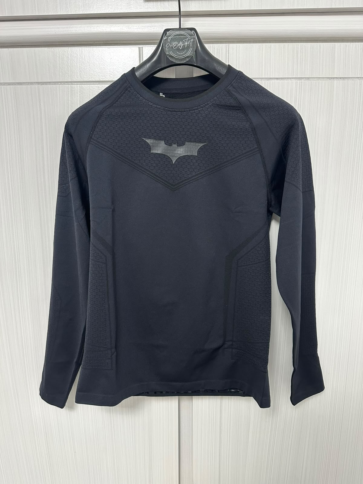 BATMAN LONGSLEEVE COMPRESSION ALL BLACK