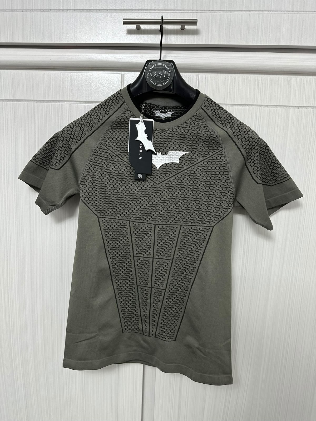BATMAN COMPRESSION TEE- DARK GREEN