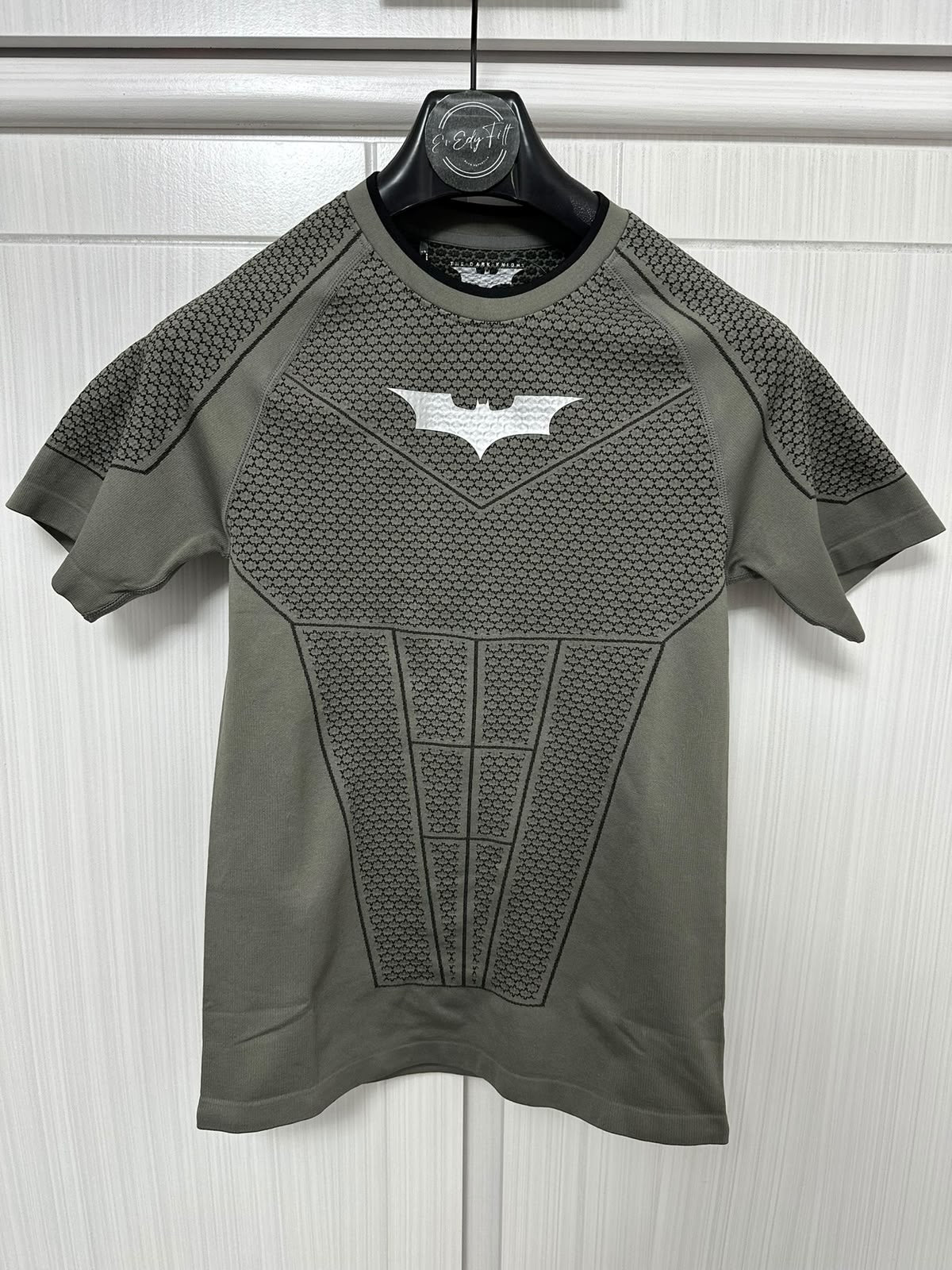 BATMAN COMPRESSION TEE- DARK GREEN