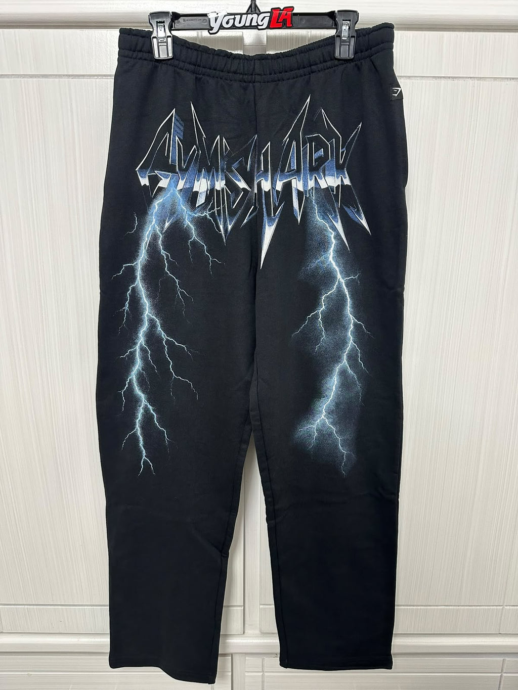 JOGGER EAGLE BAND STYLE GRAPHIC STRAIGHT LEG PANTS