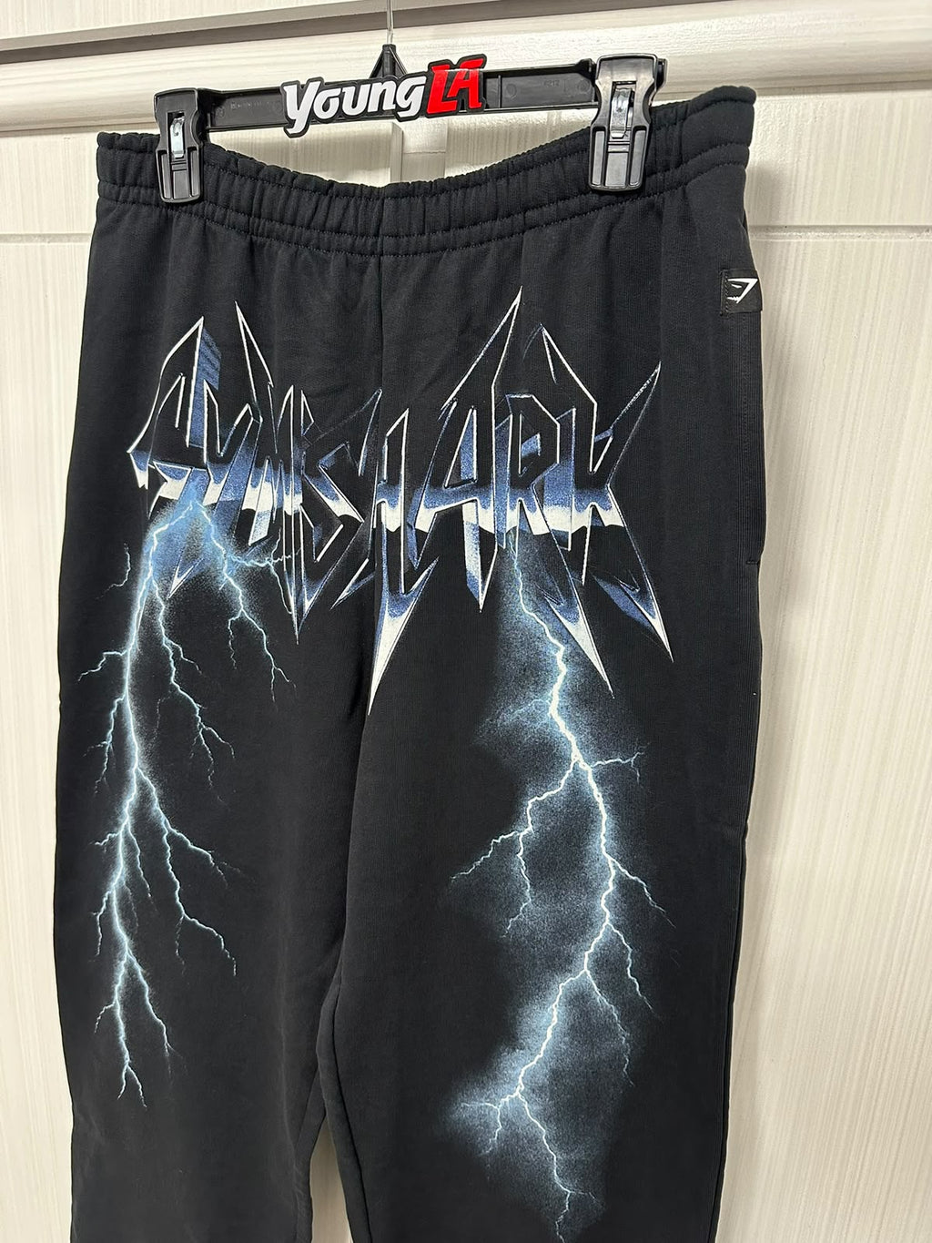 JOGGER EAGLE BAND STYLE GRAPHIC STRAIGHT LEG PANTS