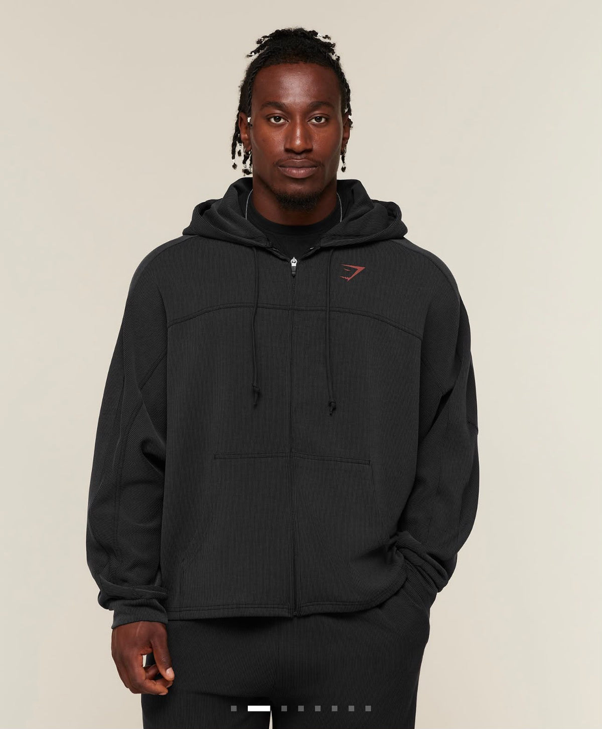 SAM SULEK ZIP THROUGH HOODIE BLACK
