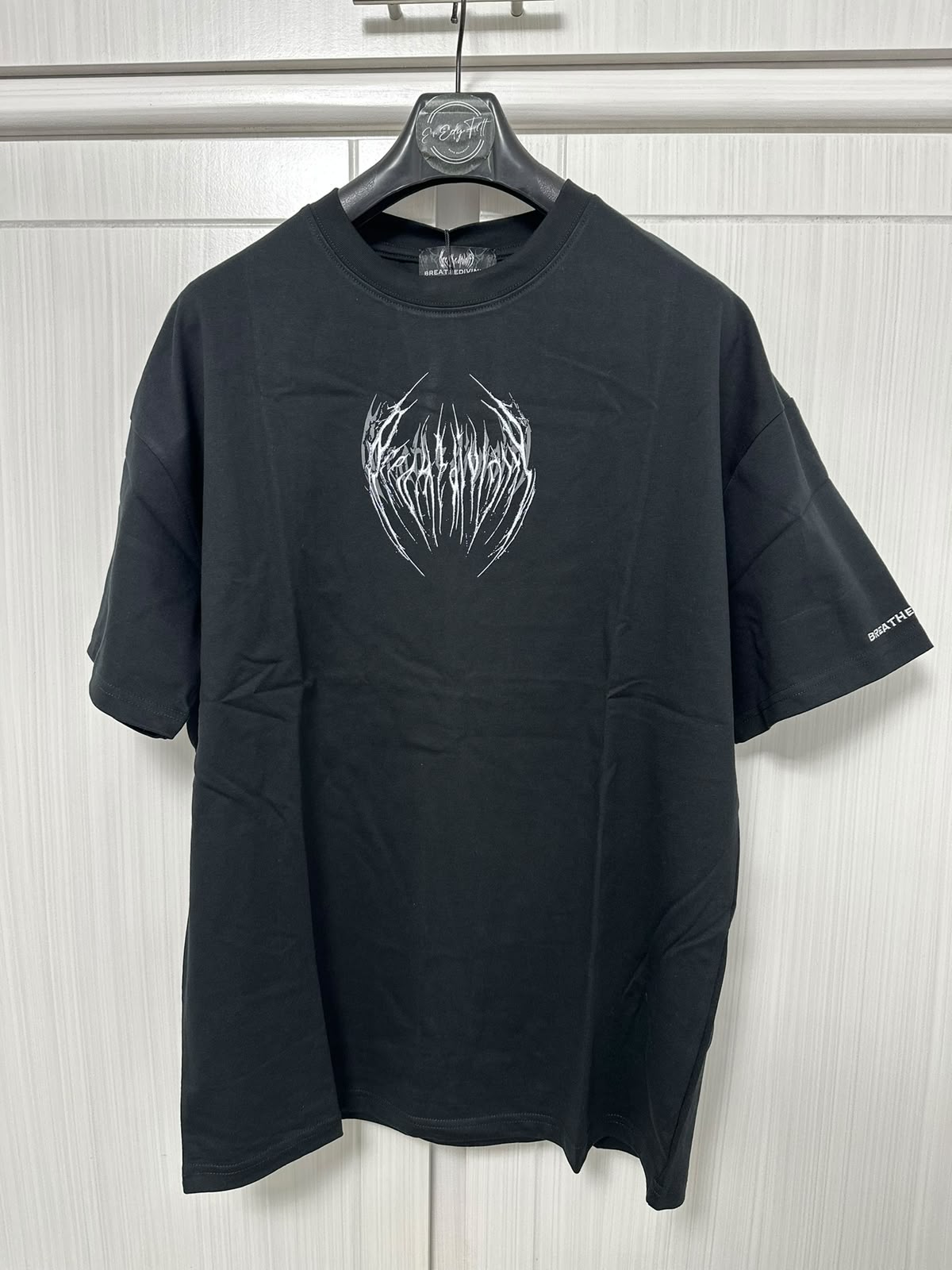 BREATHEDIVINITY ECLIPSE OVERSIZE T-SHIRT- VOID BLACK