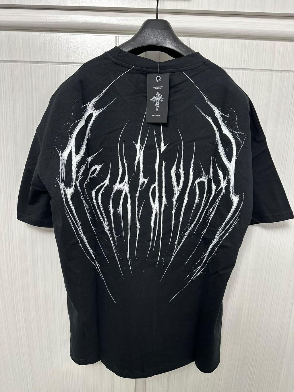 BREATHEDIVINITY ECLIPSE OVERSIZE T-SHIRT- VOID BLACK