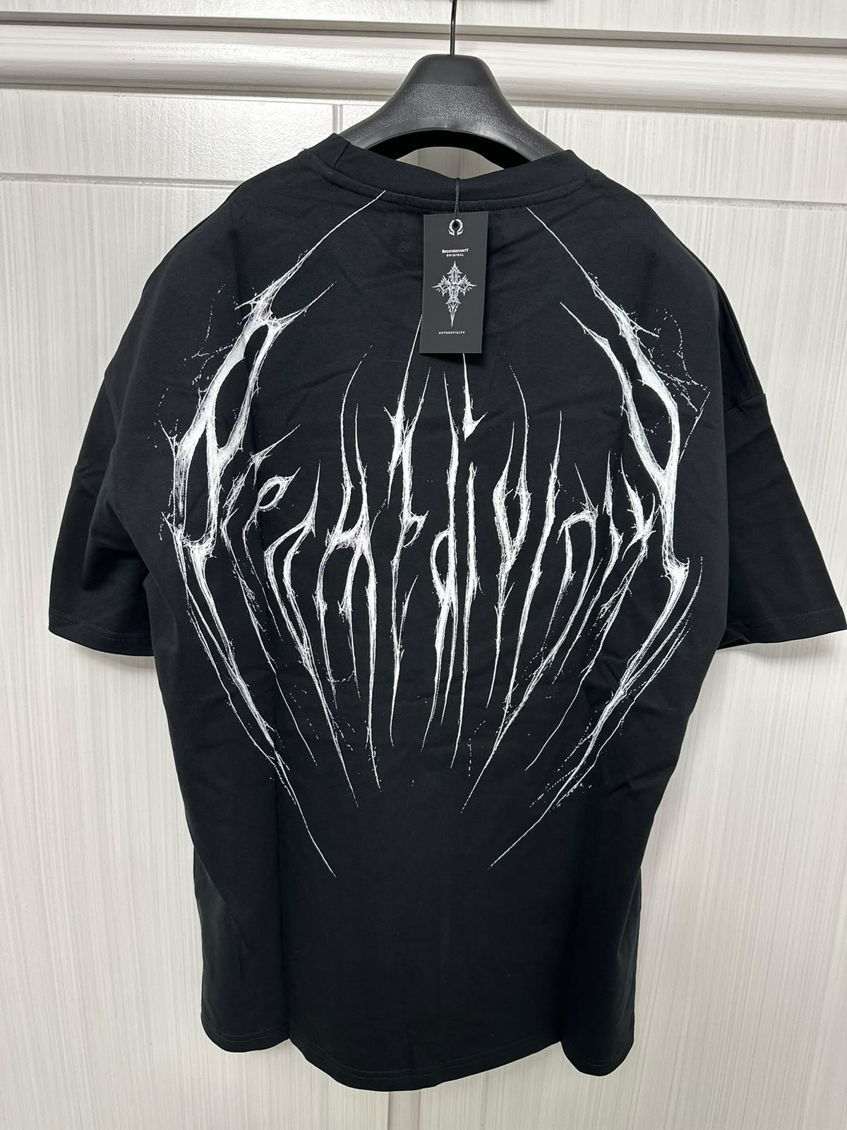 BREATHEDIVINITY ECLIPSE OVERSIZE T-SHIRT- VOID BLACK