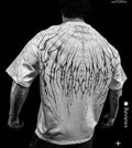 BREATHEDIVINITY SPIDER-CORPSE OVERSIZED T-SHIRT- DIVINE WHITE
