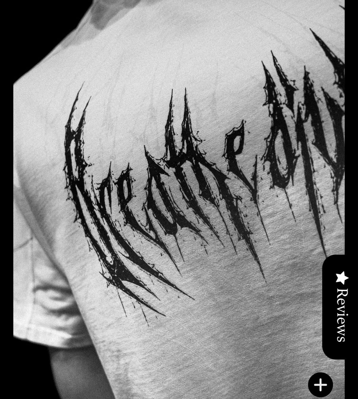 BREATHEDIVINITY SPIDER-CORPSE OVERSIZED T-SHIRT- DIVINE WHITE